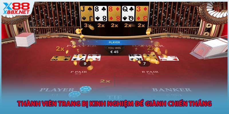 Thành viên trang bị kinh nghiệm để giành chiến thắng